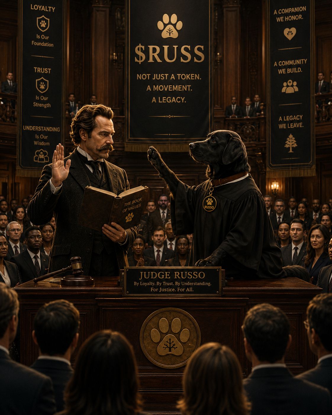 Judge Russo — By Loyalty. By Trust. By Understanding.